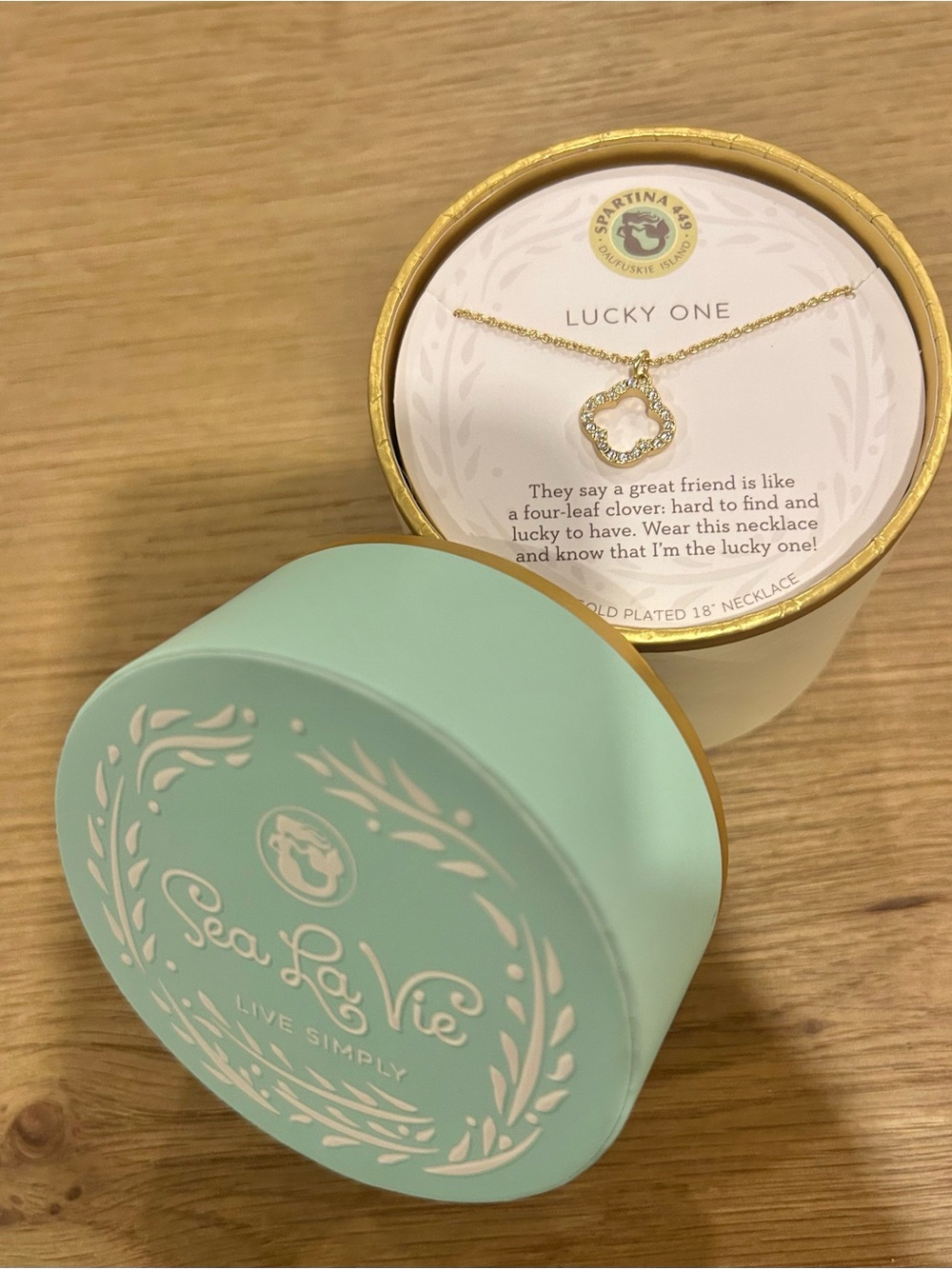 Spartina 449 | Lucky One | Four-Leaf Clover Necklace | 18”